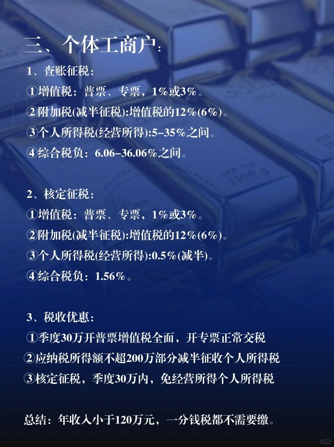 像我这种这么懒的个体户，是远远达不到交税标准的 - 图1
