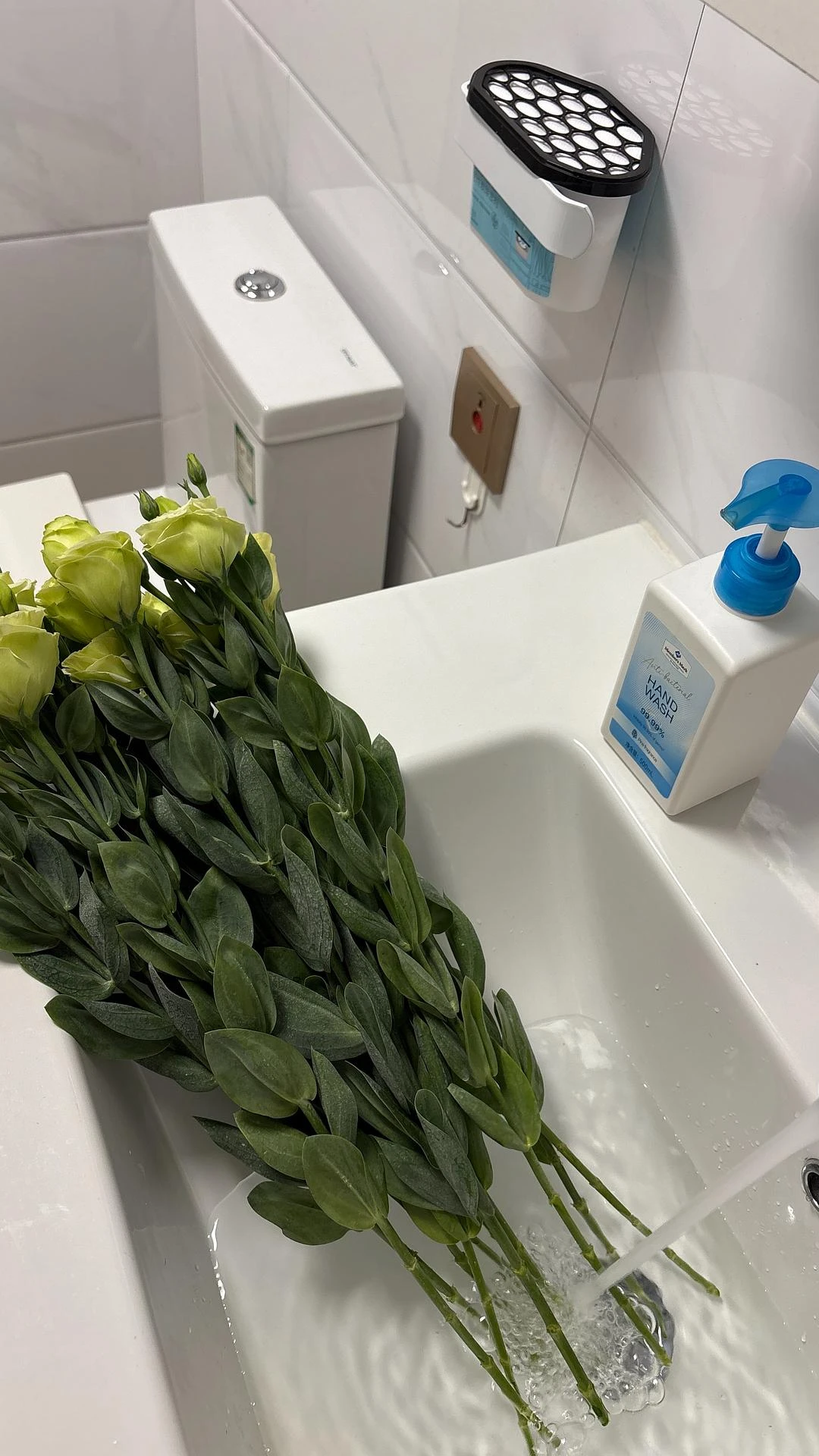 吃完饭回来的路上，买了一束花，家里没有醒花桶，花 - 图2