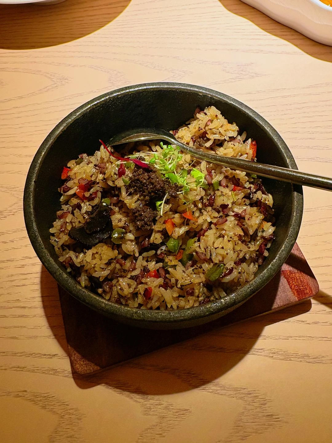 黑松露红小扁豆浓汤 x1份
黑松露炒饭 x1份 - 图3